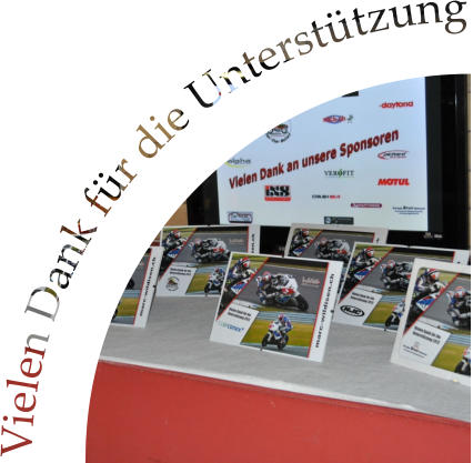 Vielen Dank fr die Untersttzung